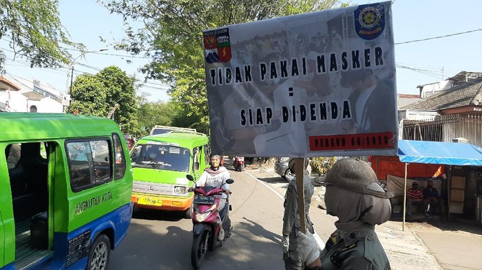 Operasi yustisi protokol kesehatan di Kota Bogor.