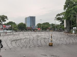 Bakal Ada Aksi Tolak Omnibus Law, Lalin Depan DPRD Sumsel Ditutup