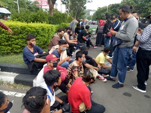 Polisi Amankan 25 ABG yang Berniat Ikut Demo Buruh di Semarang