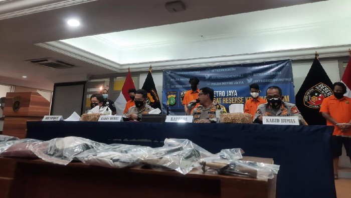 Polisi rilis kasus aksi demo ricuh