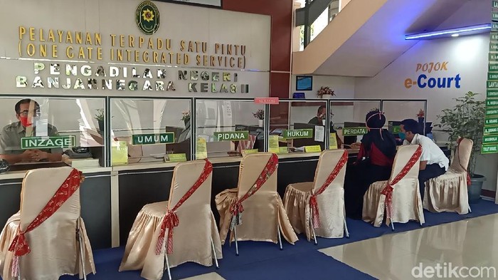 Suasana di PN Banjarnegara, Senin (12/10/2020).