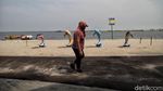 Hore Suasana Pantai Ancol yang Sudah Dibuka Lagi