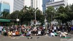 Potret Terkini Demo Omnibus Law PA 212 dkk di Patung Kuda
