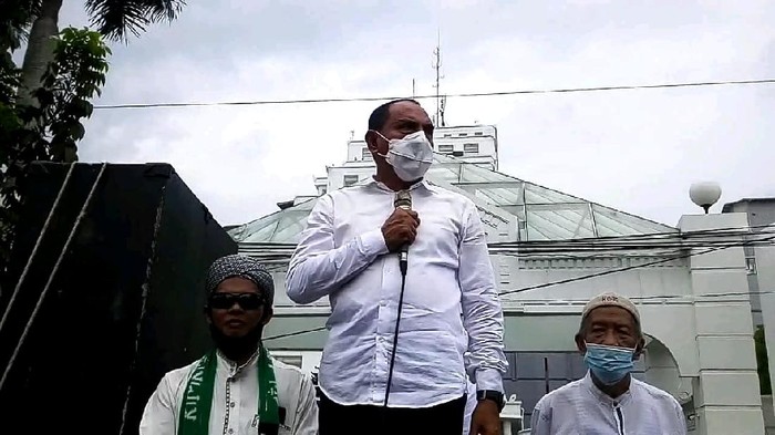 Edy Rahmayadi di Medan (Datuk Haris-detikcom)
