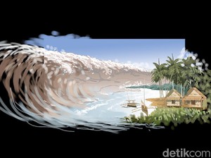 Ada Potensi Tsunami Raksasa Selatan Jawa Sampai ke DKI Jakarta