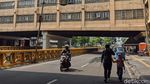 Jelang Demo Omnibus Law, Kawasan Tanah Abang Terpantau Normal