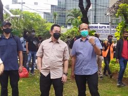 Kabareskrim-Kapolda Metro Pantau Langsung Demo 212 dkk di Patung Kuda
