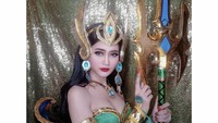 Kameaam mengaku tak risih dan justru malah suka penampilannya yang kerap seksi saat memakai kostum terbuka. (Foto: Instagram Kameaam)