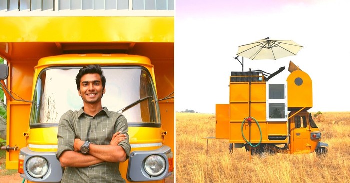 Keren! Bajaj Ini Diubah Jadi Rumah Lengkap dengan Dapurnya Keren! Bajaj Ini Diubah Jadi Rumah Lengkap dengan Dapurnya