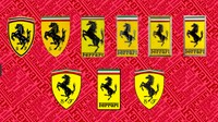 Kami yakin banyak juga pembaca yang belum tahu kalau lambang yang sudah begitu identik dengan Ferrari ini sebenarnya justru bukan punya Ferrari. Pada awalnya logo tersebut merupakan desain untuk Alfa Romeo. Foto: Pool (MotorTrend)
