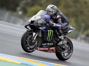 Ini Alasan Vinales Tak Ngoyo Salip Quartararo di MotoGP Prancis