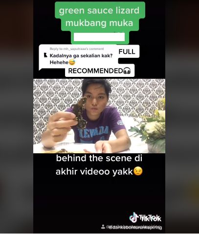 Netizen Ini Mukbang Kadal, Apa Aman Dikonsumsi?