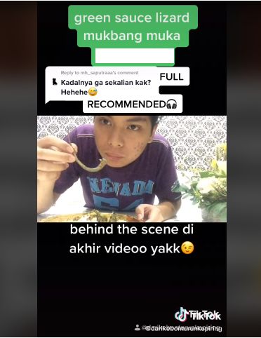 Netizen Ini Mukbang Kadal, Apa Aman Dikonsumsi?