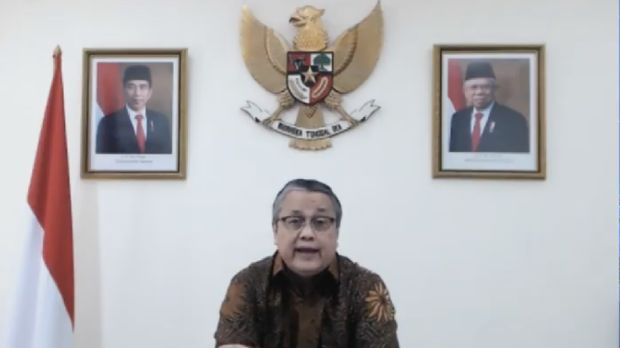 Perry Warjiyo di Rapat Dewan Gubernur (RDG) Bank Indonesia Bulanan - Oktober 2020 (Youtube Bank Indonesia)