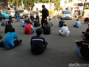 Puluhan Remaja yang Terjaring Hendak Demo di Kota Malang Sudah Dipulangkan
