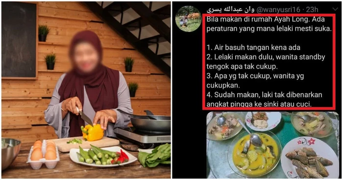 Aturan Istri saat Makan Bareng Suami Ini Dianggap Seksisme
