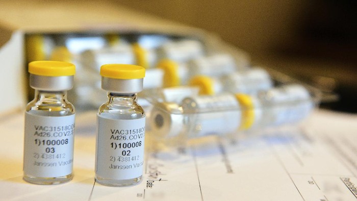 FILE - This September 2020 photo provided by Johnson & Johnson shows a single-dose COVID-19 vaccine being developed by the company. A late-stage study of Johnson & Johnson’s COVID-19 vaccine candidate has been paused while the company investigates whether a study participant’s “unexplained illness” is related to the shot, the company announced Monday, Oct. 12, 2020. (Cheryl Gerber/Courtesy of Johnson & Johnson via AP, File)