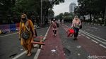 Yang Tersisa dari Aksi Tolak Omnibus Law di Kawasan Kwitang