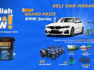 Beli Cat Jotun Bisa Dapat BMW hingga Brompton! Begini Caranya