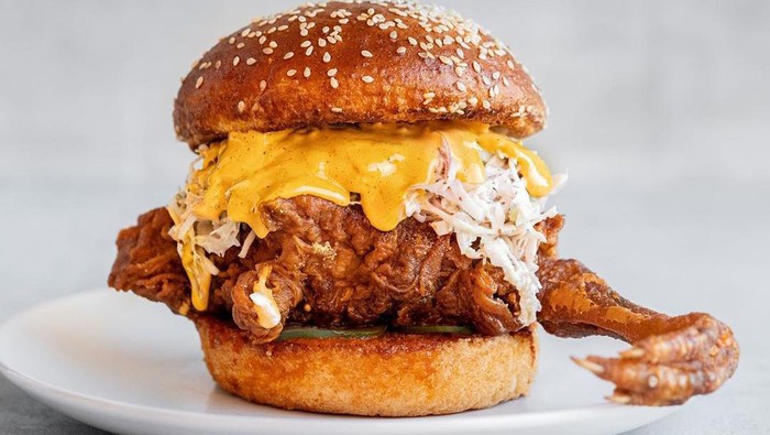 Burger ceker ayam