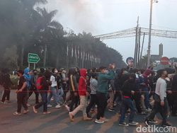 Aksi Mahasiswa Tolak Omnibus Law di Bogor Bubar, Arus Lalin Kembali Lancar