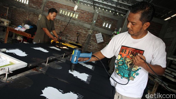 Geliat Pengusaha Sablon Hadapi Musim Pilkada