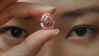 Berlian cantik itu diperkirakan akan terjual hingga 38 juta dolar AS (atau sekitar Rp 561 miliar).  