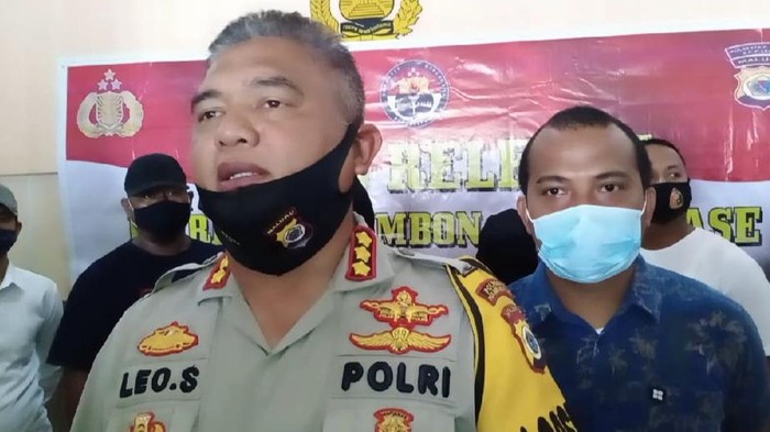 Kapolresta Pulau Ambon dan Pulau-Pulau Lease.Kombes Leo Nugraha Simatupang.