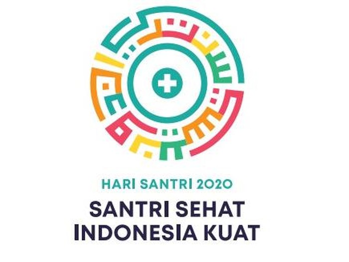 logo hari santri 2020