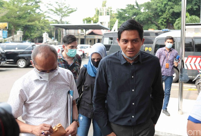Lucky Hakim saat ditemui di Polres Jakarta Selatan.
