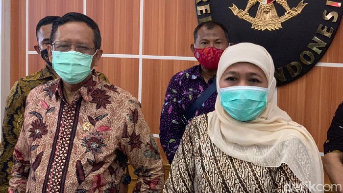 mahfud md dan khofifah