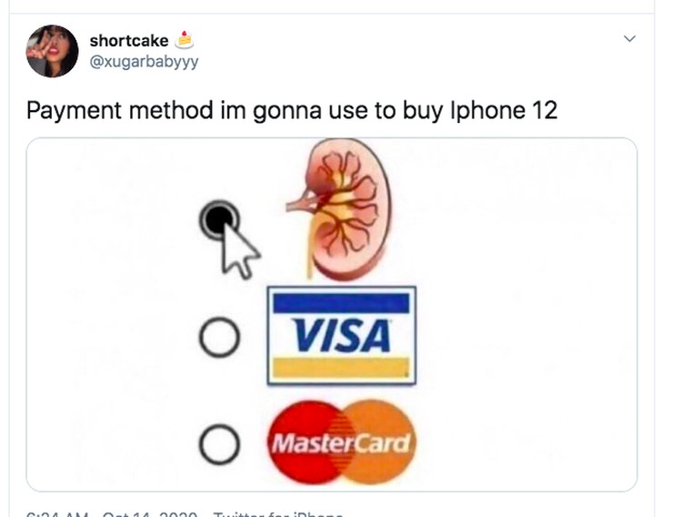 Meme iPhone 12