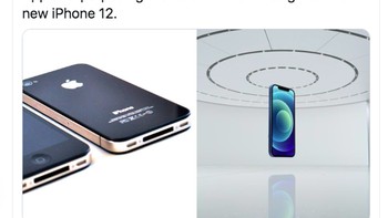 Apple menggunakan kembali desain iPhone 4 untuk iPhone 12. Foto: istimewa