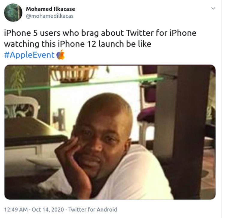 meme iphone 12 vs iphone 5 twitter