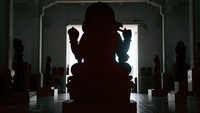 Penutupan sementara membuat suasana museum menjadi sepi.