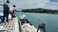 Penyaluran bansos ini merupakan sinergi seluruh pihak yang terlibat yaitu transporter PT DNR dan PT BGR, Dinas Sosial, serta Bulog di seluruh kantor wilayah.