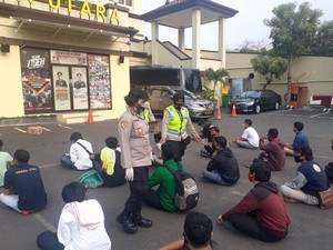 Polres Jakarta Utara Amankan 155 Orang yang Akan Demo ke DPR
