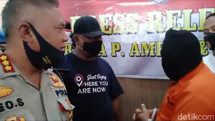 Polisi mengamankan suami-istri di Ambon