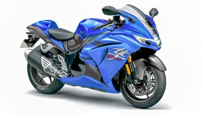 Rendering gambar Suzuki Hayabusa 2021