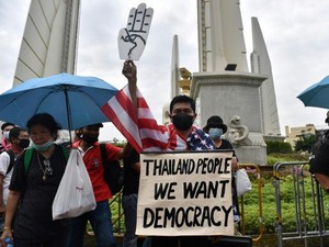Ribuan Orang Berkumpul di Bangkok untuk Ikut Demo Pro-Demokrasi Terbaru