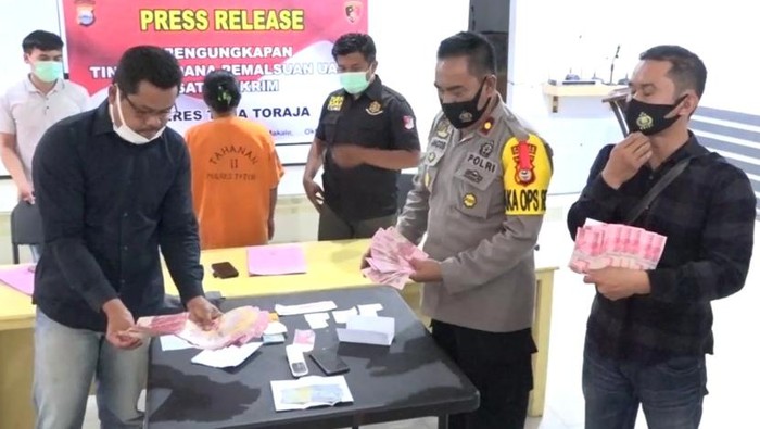 Rilis Penangkapan SYH (M Riyas-detikcom)
