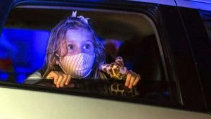 Foto: Diteror Horror Lewat Drive Thru di Brasil