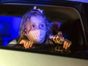 Foto: Diteror Horror Lewat Drive Thru di Brasil