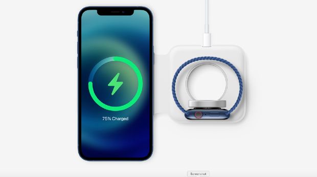Wireless charger MagSafe untuk iPhone 12