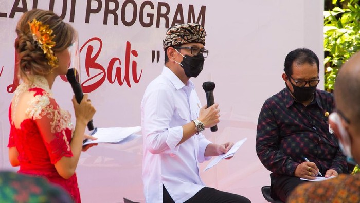 Peluncuran program We Love Bali, Rabu (14/10/2020).