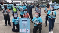 Kegiatan pembagian masker gratis ini merupakan bentuk kepedulian perusahaanuntuk turut serta bersama BUMN lainnya dalam upaya meningkatkan kesadaran masyarakat akan pentingnya penerapan protokol kesehatandi masa Adaptasi Kebiasaan Baru (AKB) saat ini.