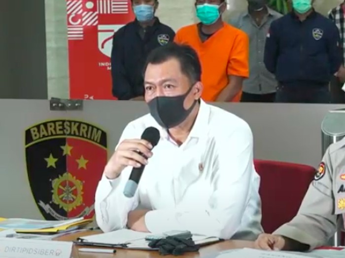 Dirtipidsiber Bareskrim Brigjen Slamet Uliandi