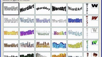 Pernah mendesain huruf agar tampil menarik menggunakan WordArt? Foto: Reddit