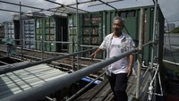 Konsep beternak dan berkebun di dalam kontainer seperti ini telah berkembang pesat di sejumlah negara  