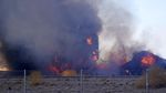 Momen Tabrakan Beruntun yang Hanguskan Mobil di Arizona